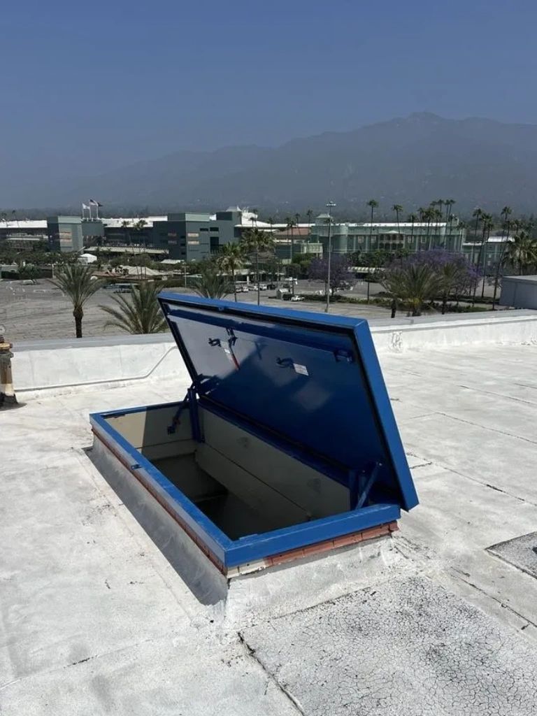 Roof hatch installation